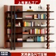 法式 烤漆书架实木书柜靠墙置物架现代简约书房展示柜储物柜定制