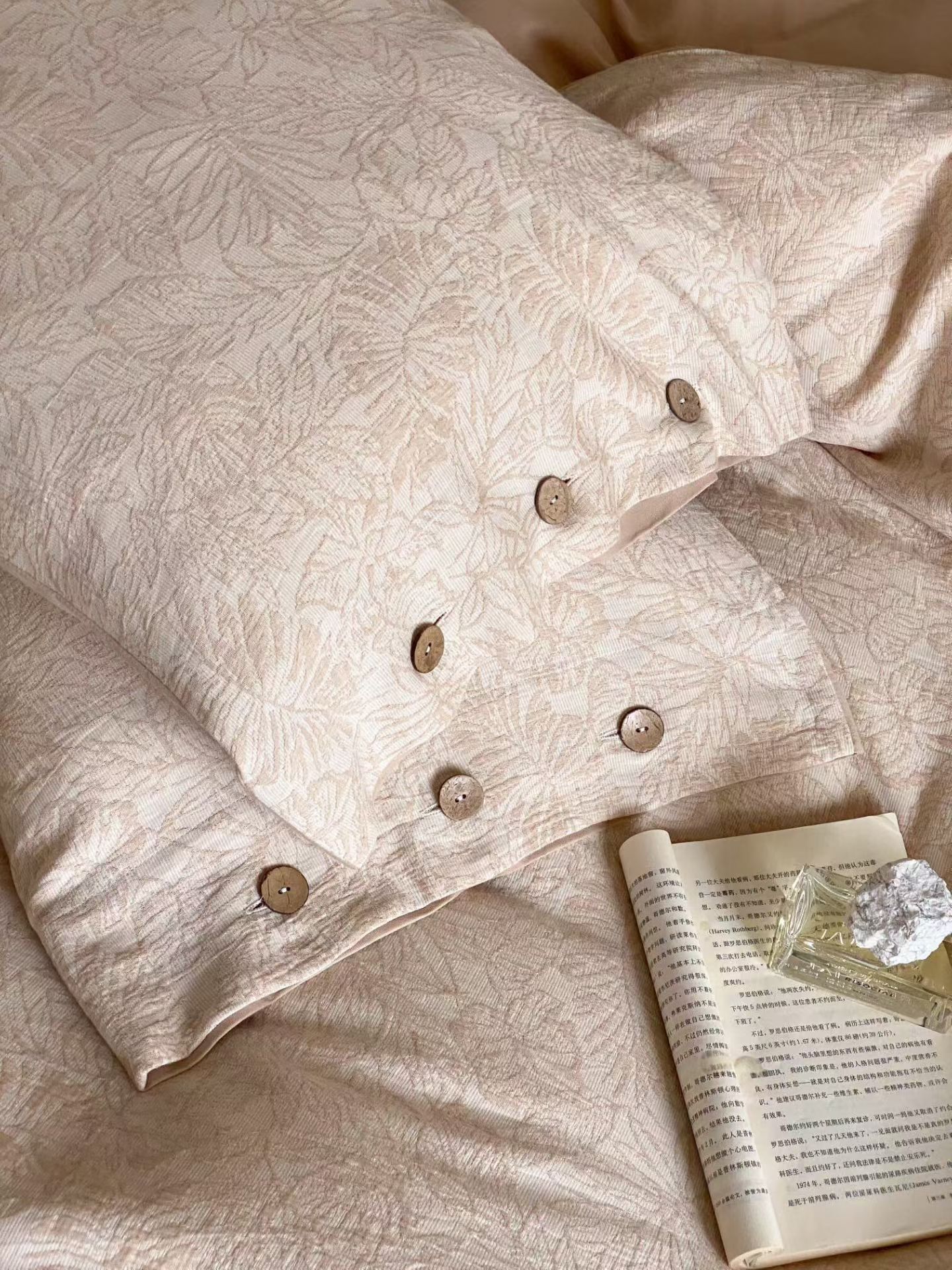 轻奢高级感100支全棉磨毛四件套加厚保暖长绒棉秋冬被套4件套