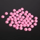 12# темно-розовый (Abs Pearl, плоское дно, не-пористого полукруглого диаметра около 8 мм, около 200 штук/упаковка)