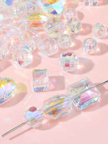 Стеклянные бусины, аксессуар, браслет из бисера ручной работы, набор материалов, барсетка с аксессуарами, DIY