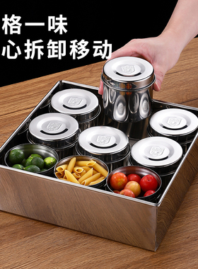 食堂食物留样SUS304不锈钢留置盒食品级幼儿园厨房留菜盒带盖套装