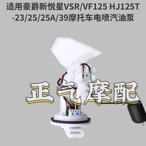 适用豪爵新悦星VSR/VF125 HJ125T-23/25/25A/39 汽油泵 燃油泵