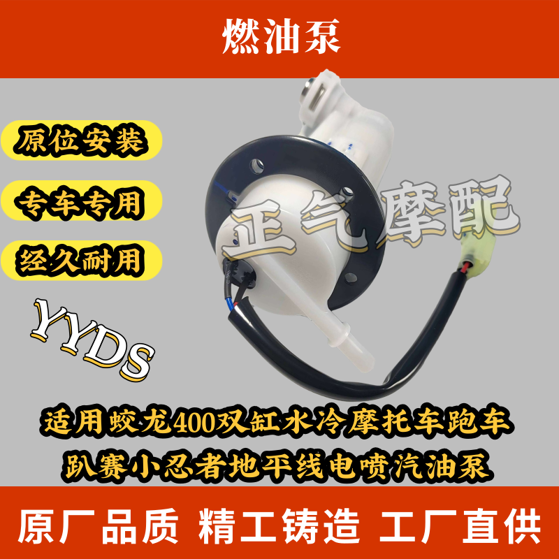适用蛟龙400双缸水冷摩托车跑车趴赛小忍者地平线电喷汽油泵