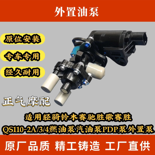 适用轻骑铃木赛驰胜歌赛胜QS110-2A/3/4燃油泵汽油泵PDP泵外置泵
