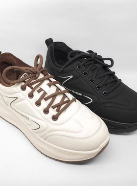 意尔康2025冬季新款女棉鞋系带休闲鞋平底舒适保暖鞋5781AD14391M