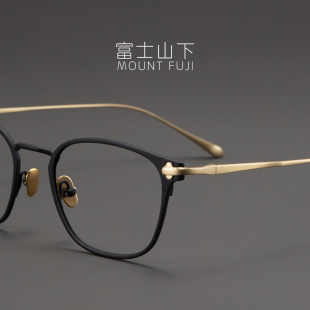 气质高端复古框 日本超轻纯钛眼镜架近视男士 设计师款 眼镜框男款