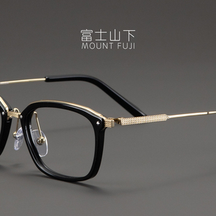出神入化 眼镜框镜架哪款日本超轻纯钛近视女大脸显瘦复古气质潮
