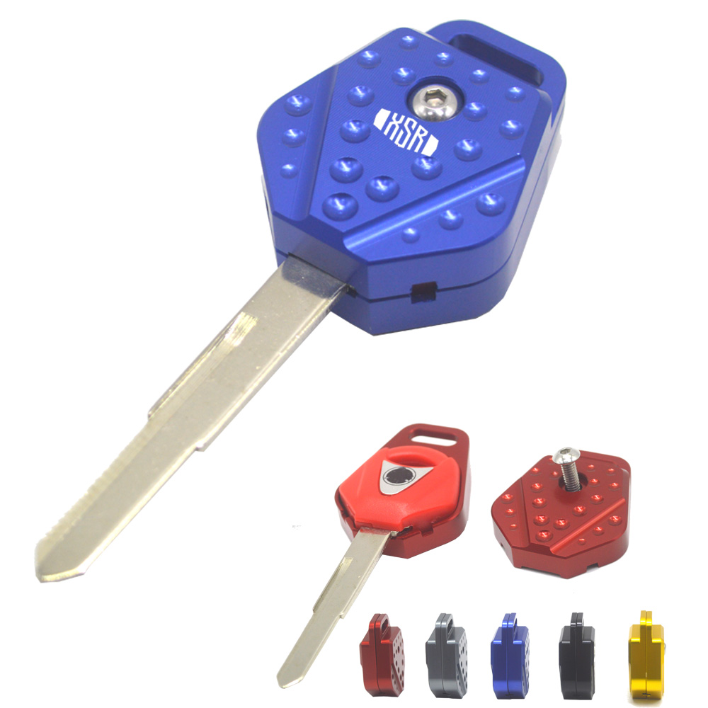 适用雅马哈摩托车XSR700 XSR900改装装饰钥匙壳钥匙扣 钥匙保护盖