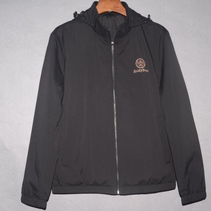 LDBE男装秋冬连帽薄棉服夹克衫