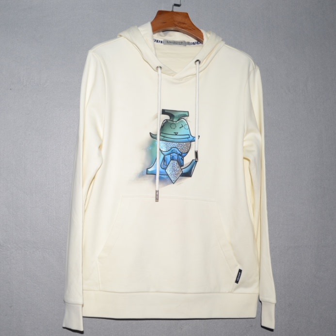 LF男装秋冬圆领厚长袖卫衣