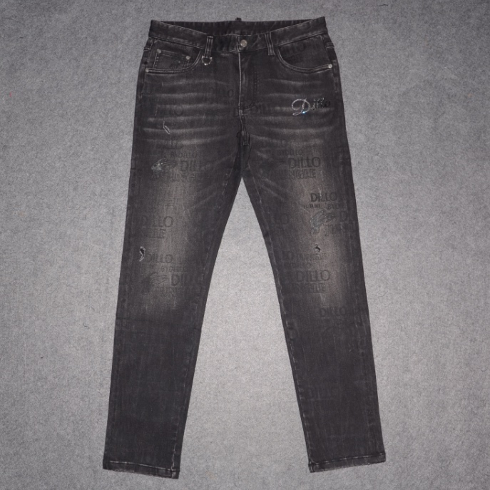 DI男装秋冬厚牛仔裤休闲长裤
