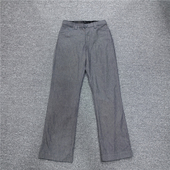 百搭商务阔腿长裤 版 子 女士经典 复古格子休闲直筒裤 型好L元 单秋款
