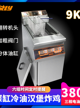 汇利三相电加深电炸炉