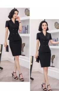 高端职业套装女商务面试正装工装酒店售楼部经理时尚气质工作服夏