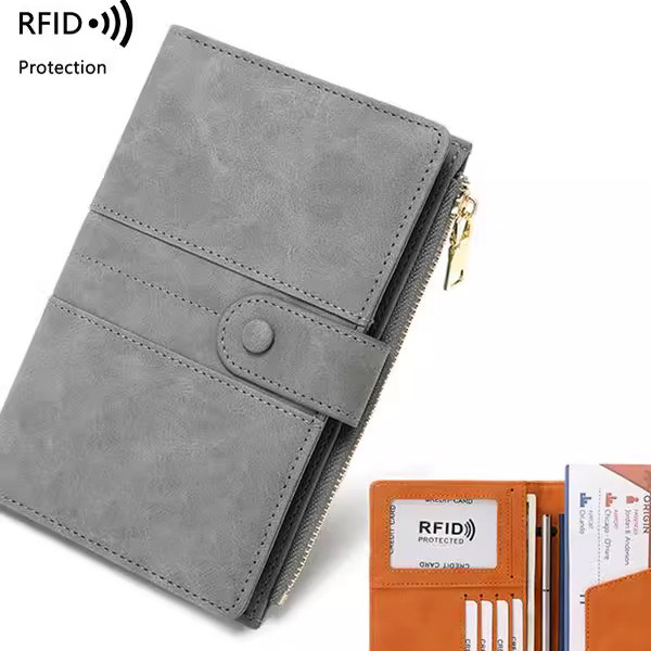 出国护照收纳包保护套防盗刷银包票夹多功能旅行passport防盗卡包