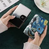 Сумка для карты Mountain Mountain Mountain's Multi-карта кожаная банковская карта женская картина женская масляная картина 2025 Новая сумка для хранения сертификатов