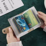 Сумка для карты Mountain Mountain Mountain's Multi-карта кожаная банковская карта женская картина женская масляная картина 2025 Новая сумка для хранения сертификатов