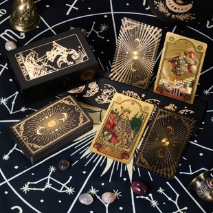 正版普及韦特塔luo牌经典卡牌典藏烫金PVC初学者推荐78张专业全套