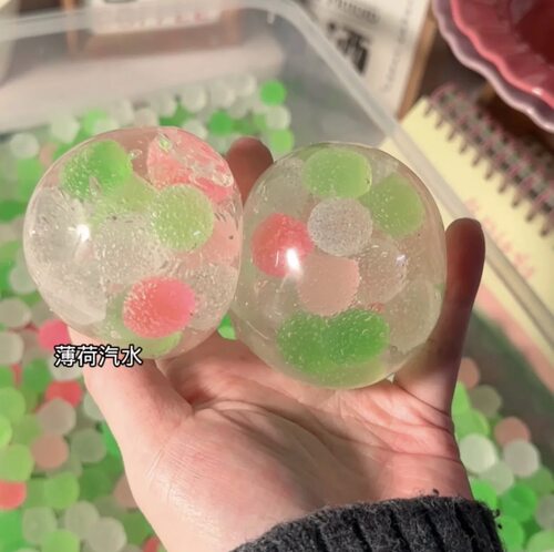 薄荷汽水手作球｜胶感糯糯哒 6cm