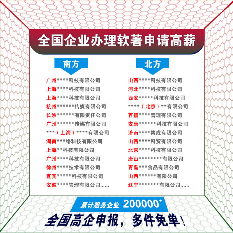 加急计算机软件著作权申请登记软著申请全包代理软件著作权购买