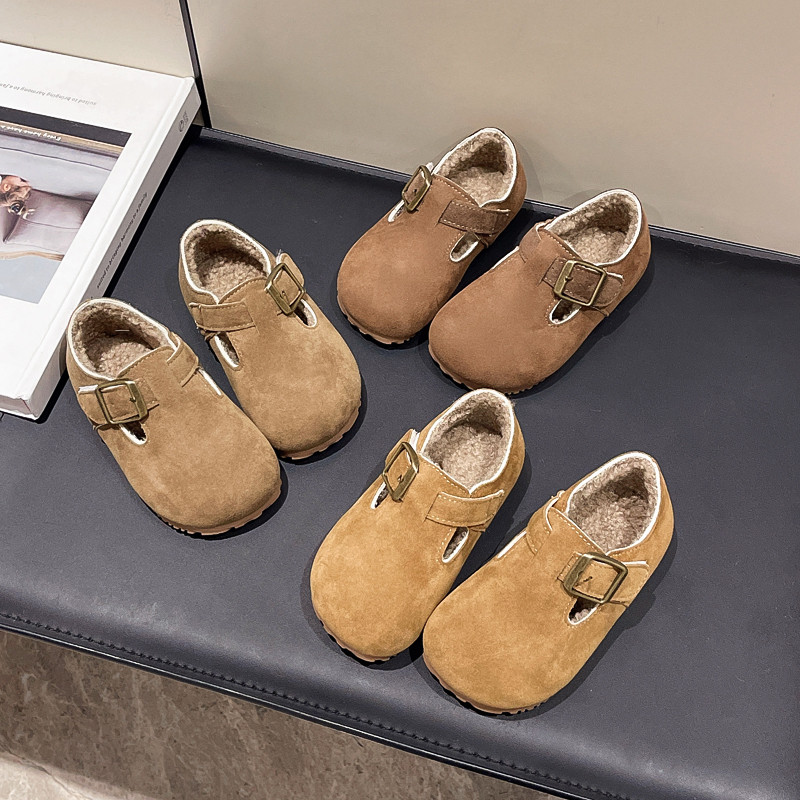 勃肯鞋女童皮鞋2025冬季新款儿童鞋子小女孩公主鞋豆豆鞋二棉加绒,童鞋/婴儿鞋/亲子鞋,棉鞋,淘宝优惠券,粉丝福利购,淘宝优惠卷