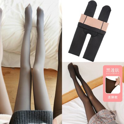 裤袜透肤打底裤加肥加大码防勾丝