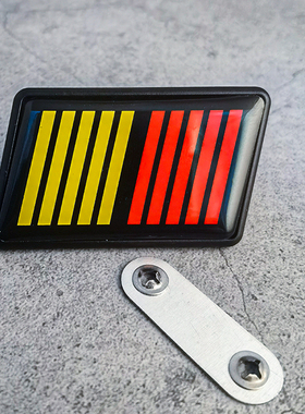 适用于三菱EVO翼神改装拉力艺RALLIART中网标汽车装饰3D立体贴标