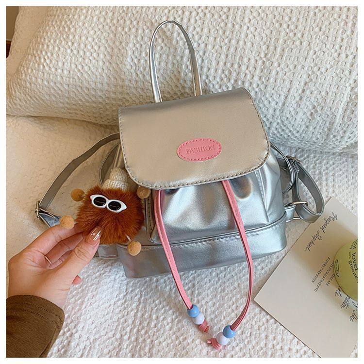 2025春夏新款时尚简约手提挎包洋气单肩小背包复古拼接双肩包女包,箱包皮具/热销女包/男包,双肩背包,淘宝优惠券,粉丝福利购,淘宝优惠卷