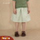 允儿妈女童夏季 新款 可爱竖条纹短裙宝宝纯棉半身裙儿童裙子半裙潮