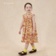 允儿妈女童夏季 小众碎花纯棉连衣裙宝宝洋气公主裙儿童裙子潮 新款