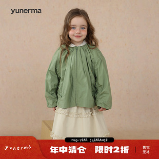 允儿妈女童春夏薄款洋气短款夹克外套宝宝儿童幼儿园时髦百搭上衣