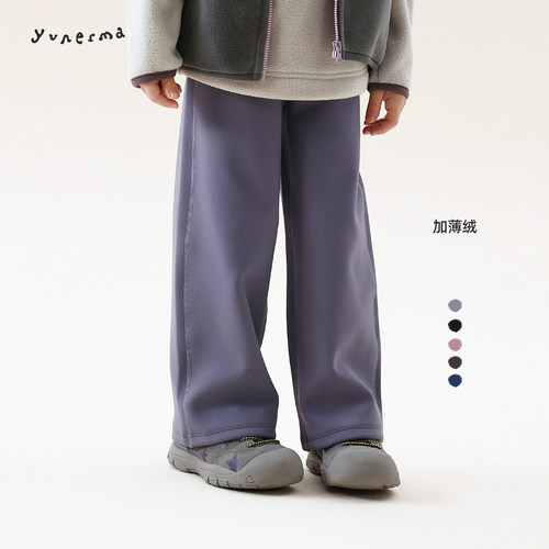允儿妈女童冬季加绒休闲裤