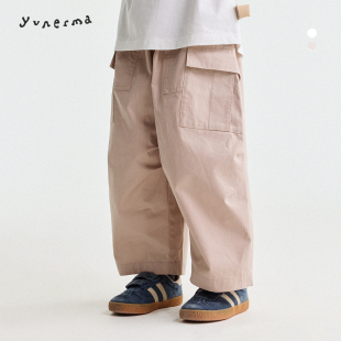 风休闲裤 幼儿园简约工装 日系