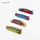 宝宝新款 刘海夹儿童卡子发饰潮 百搭布艺蝴蝶结发夹女童多巴胺时尚