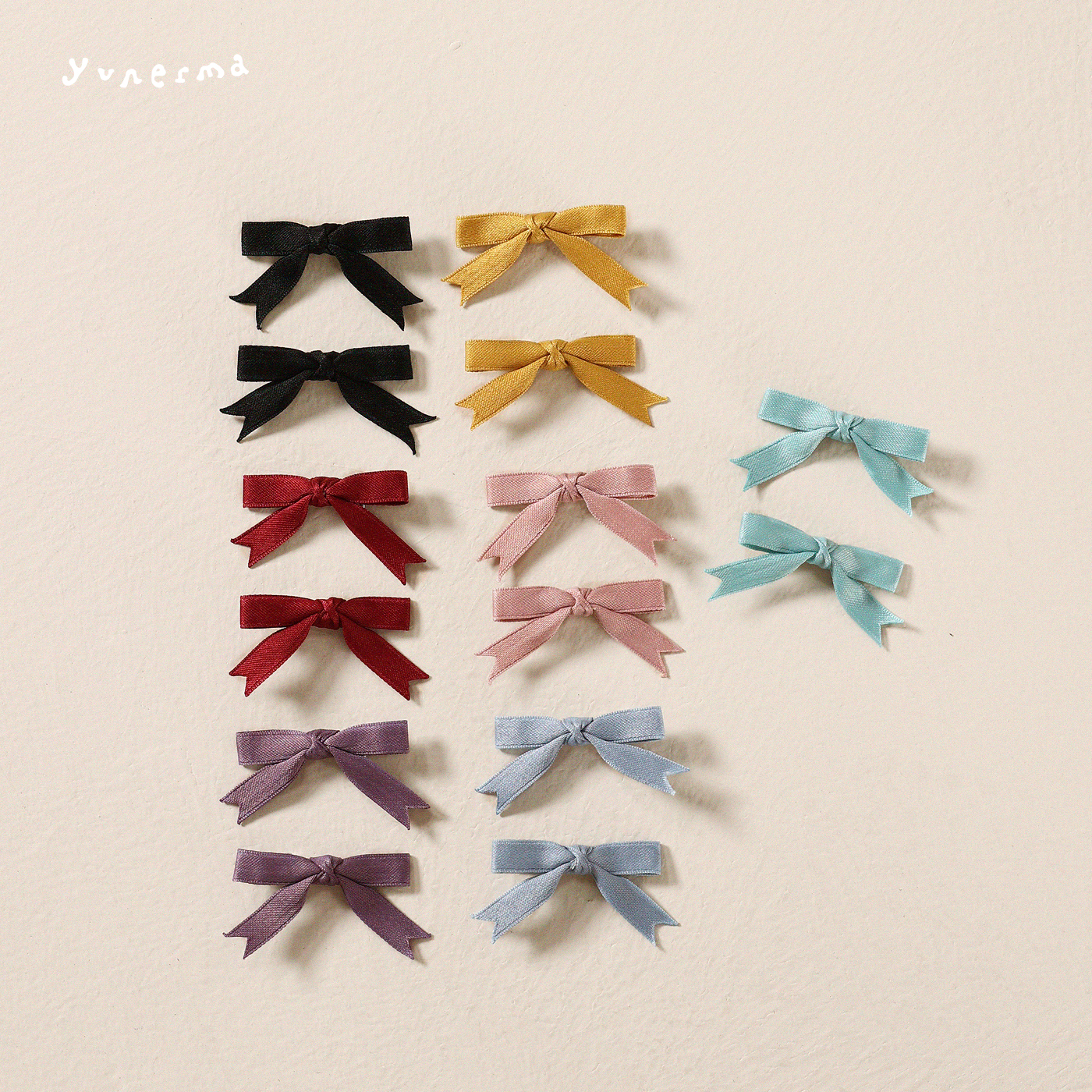 幼儿园百搭多色蝴蝶结气质发夹