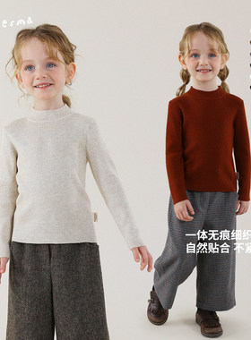 允儿妈女童冬季多色小高领打底衫