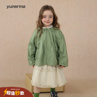 允儿妈女童春夏薄款洋气短款夹克外套宝宝儿童幼儿园时髦百搭上衣