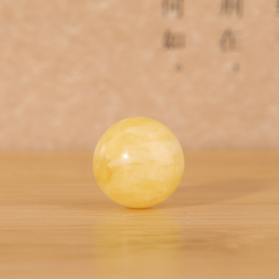 俄料蜜蜡圆珠精品黄花蜜蜡散珠