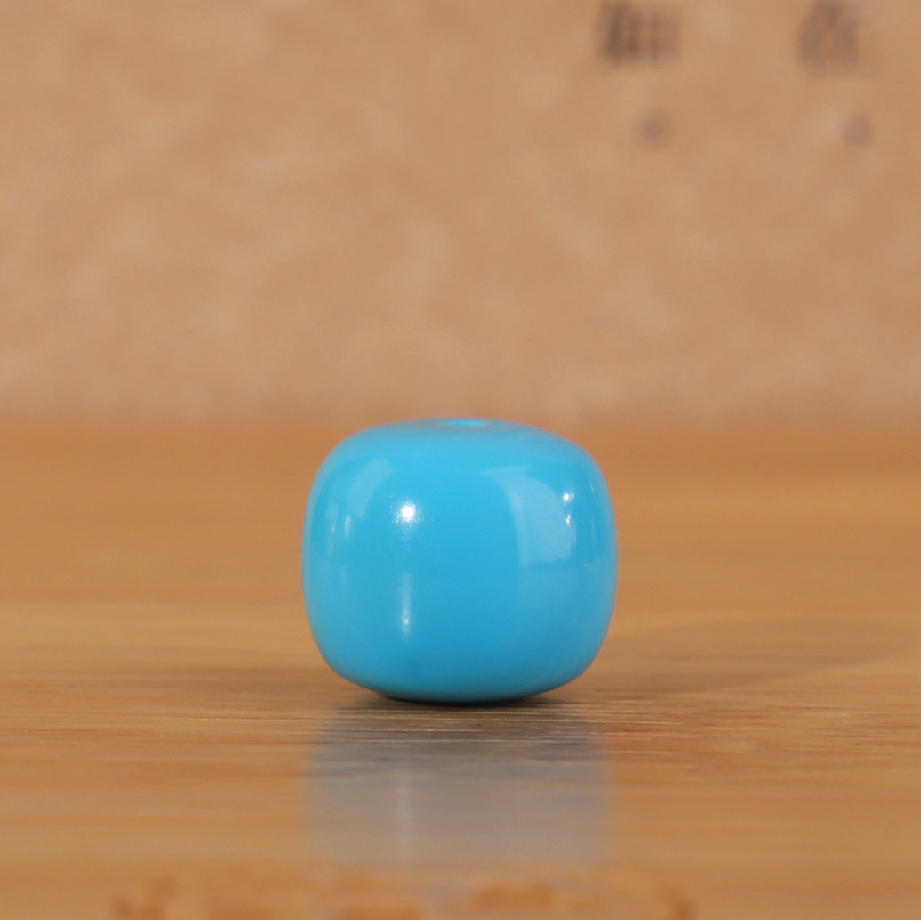 551号11*9.5mm。帝廷家 正品美松老型珠美国松高蓝料睡美人单颗珠