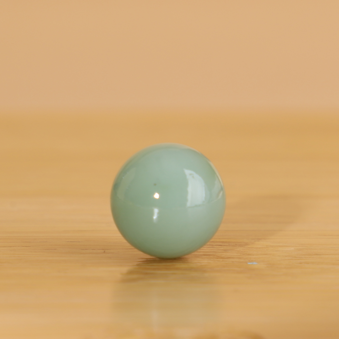 天然俄料和田玉碧玉粉青圆珠12mm