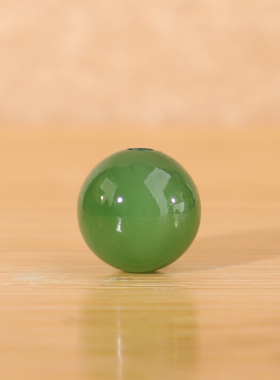 俄料碧玉苹果绿圆珠果绿色精品
