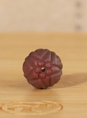 盐源玛瑙雕刻莲花珠散珠单颗