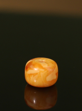 帝廷家！正品蜜蜡老蜡老型珠单珠高品质妖花HPLX52号6.4*4.7mm