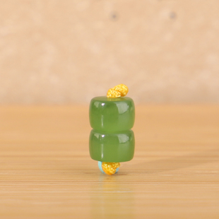 帝廷家！正品天然俄料碧玉果绿色直切珠隔珠垫片隔片58号6*4mm