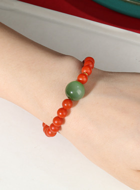 帝廷珠宝！天然保山猫眼碧玉单圈