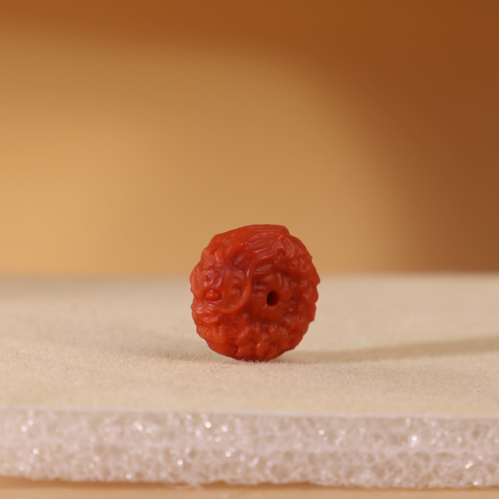 川料瓦西南红柿子红龙扣隔珠散珠