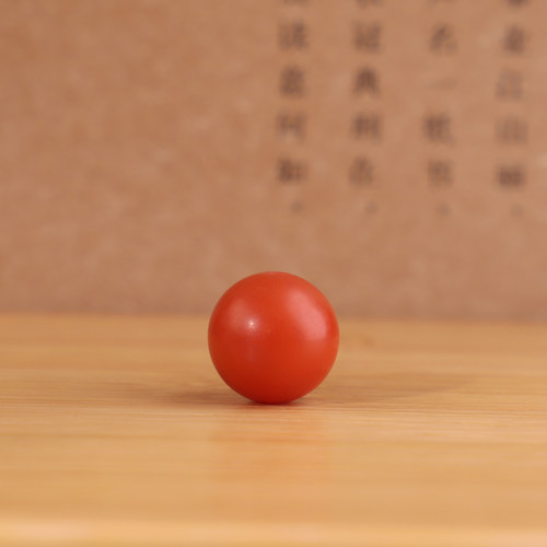 保山南红柿子红满肉少裂圆珠单颗