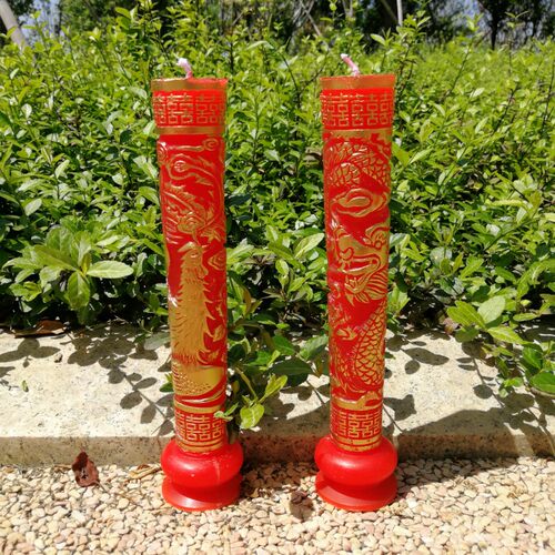 中式婚礼道具洞房花烛喜字龙凤烛