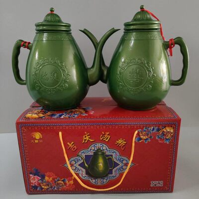 回族结婚陪嫁汤瓶一对临夏水壶礼拜小净专用礼盒装大方美观包邮