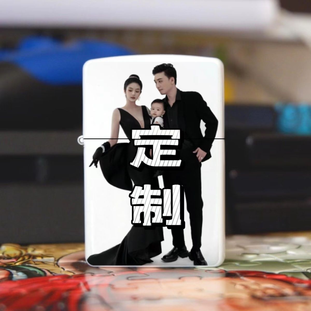 diy翻盖式防风煤油打火机个性礼物创意卡通个性复古送男友女生潮